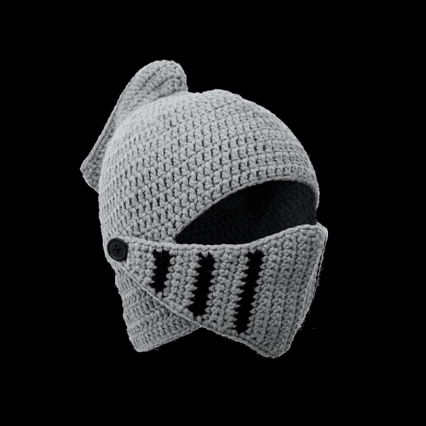 Knitted Knight Helmet or Gauntlets 
